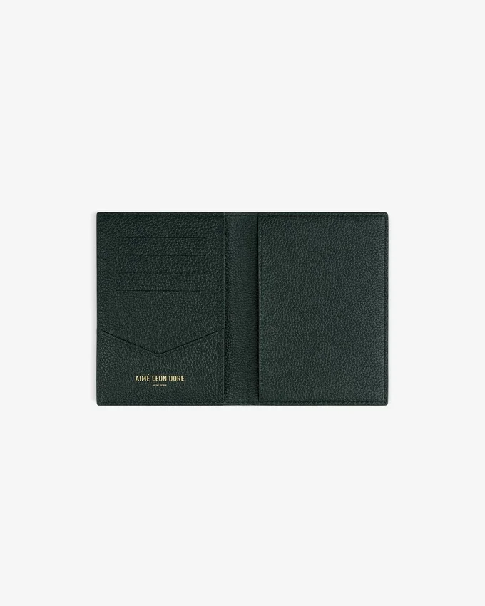 Porte-passeport en cuir