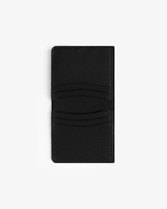 Portefeuille en cuir à deux volets