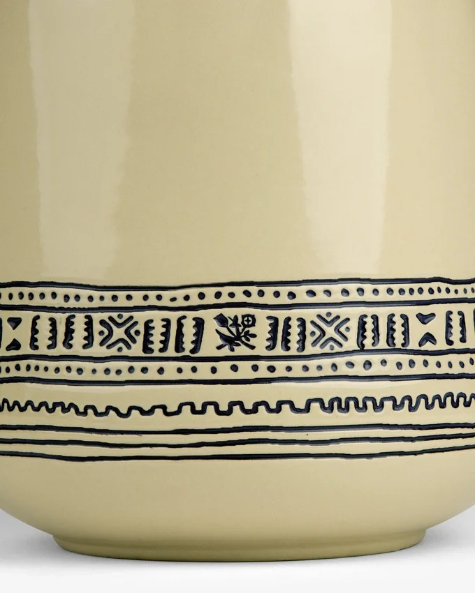 Pot à friandises à motifs textiles