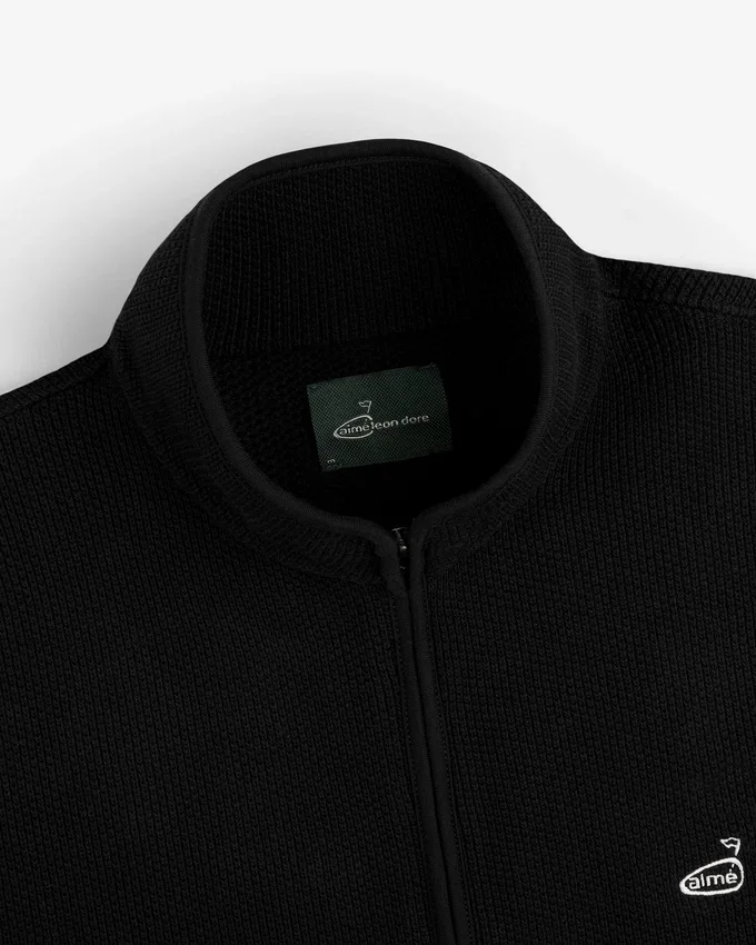Pull ALD Golf en piqué à fermeture éclair intégrale