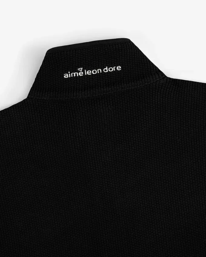 Pull ALD Golf en piqué à fermeture éclair intégrale
