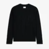 Pull à col rond avec coutures en chevrons