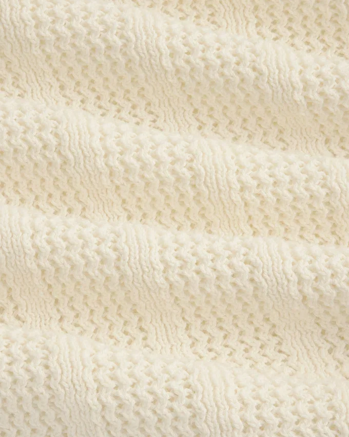 Pull à col rond avec coutures en chevrons