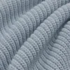 Pull à col rond en denim tricoté