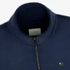 Pull à col zippé « Crest » délavé au soleil