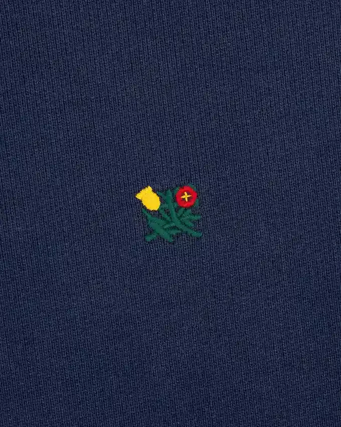 Pull à col zippé « Crest » délavé au soleil