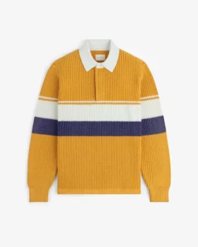 Pull de rugby rayé