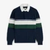 Pull de rugby rayé