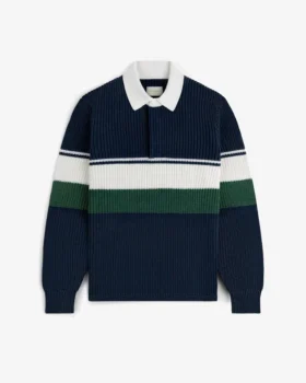 Pull de rugby rayé