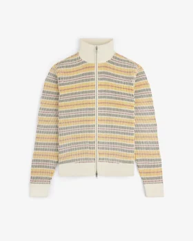Pull de sport en maille multicolore