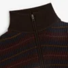 Pull de sport en maille multicolore