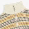 Pull de sport en maille multicolore