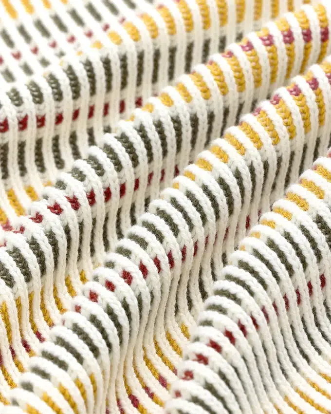 Pull de sport en maille multicolore