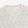 Pull en maille torsadée mélange lin