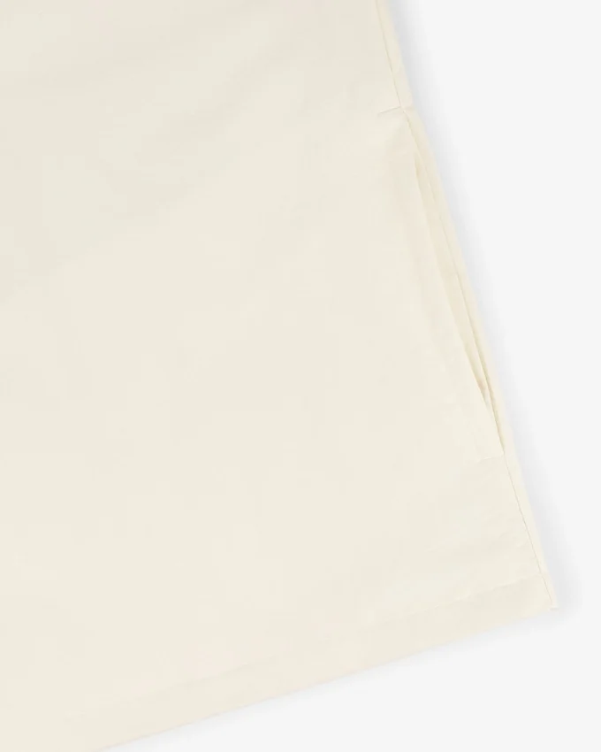 Pull en nylon à demi-zip avec écusson