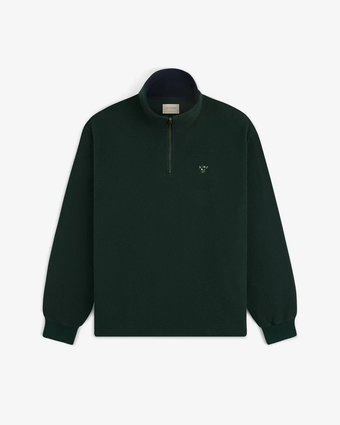 Pull en polaire à quart de zip « Crest »