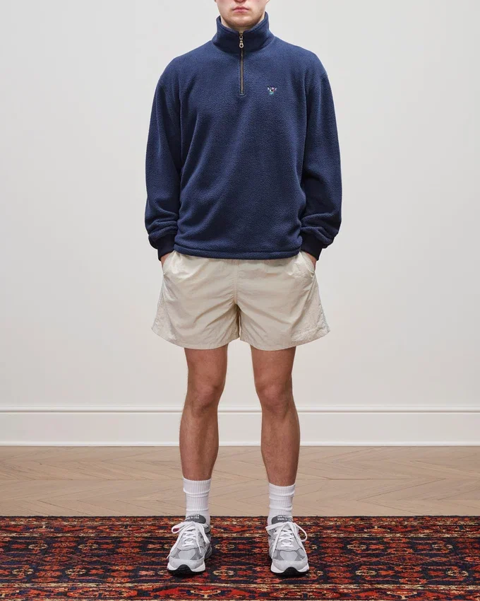 Pull en polaire à quart de zip « Crest »