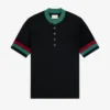 Pull Henley en maille sportive