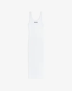 Robe débardeur à logo brodé
