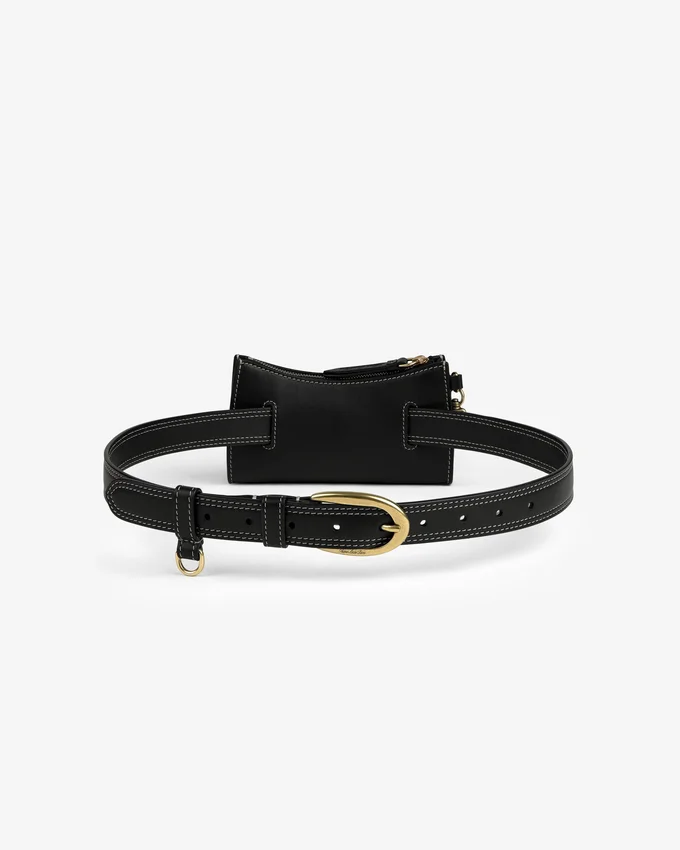 Sac banane en cuir convertible pour ceinture