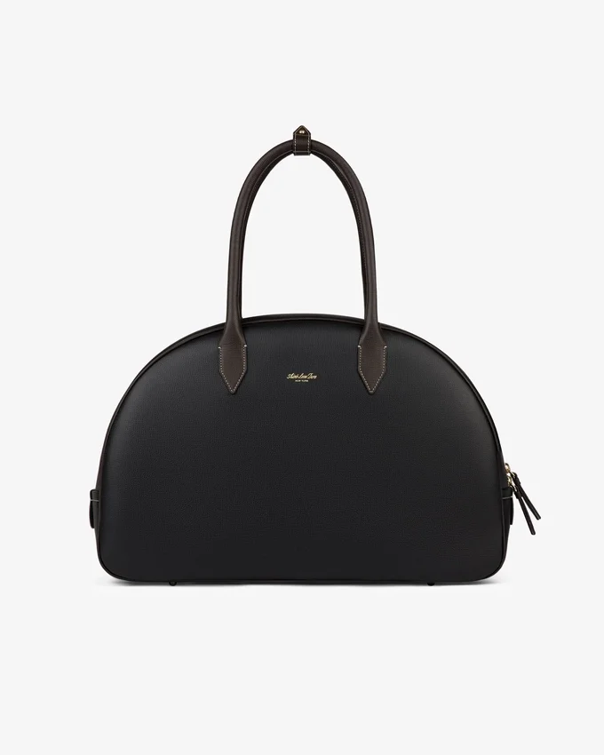 Sac à bandoulière en cuir pleine fleur en forme de croissant