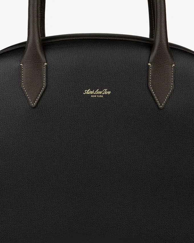 Sac à bandoulière en cuir pleine fleur en forme de croissant
