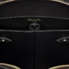 Sac à bandoulière en cuir pleine fleur en forme de croissant