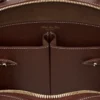 Sac à bandoulière en cuir pleine fleur en forme de croissant