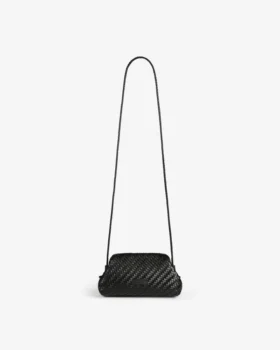 Sac à bandoulière en cuir tressé