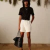 Sac à bandoulière en cuir tressé