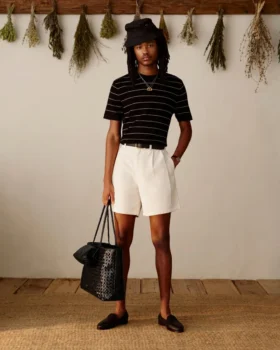 Sac à bandoulière en cuir tressé