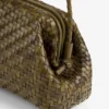 Sac à bandoulière en cuir tressé