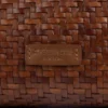 Sac à bandoulière en cuir tressé