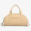 Sac de voyage en nubuck gaufré croco