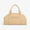 Sac de voyage en nubuck gaufré croco