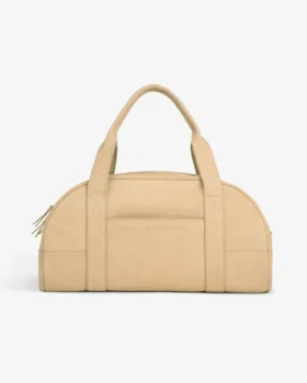 Sac de voyage en nubuck gaufré croco