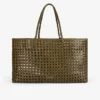 Sac fourre-tout en cuir tressé