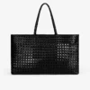 Sac fourre-tout en cuir tressé