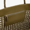 Sac fourre-tout en cuir tressé