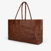 Sac fourre-tout en cuir tressé