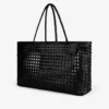 Sac fourre-tout en cuir tressé