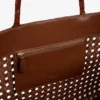 Sac fourre-tout en cuir tressé
