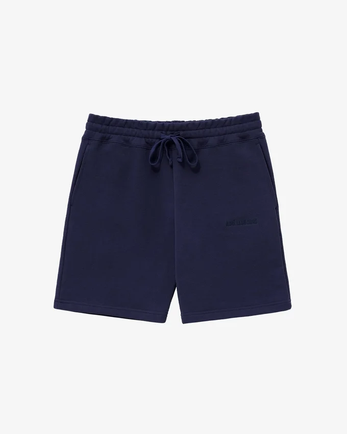 Short de survêtement avec logo ton sur ton