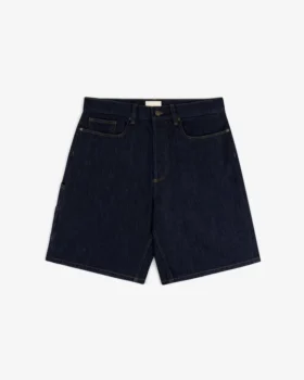 Short en denim délavé au rinçage