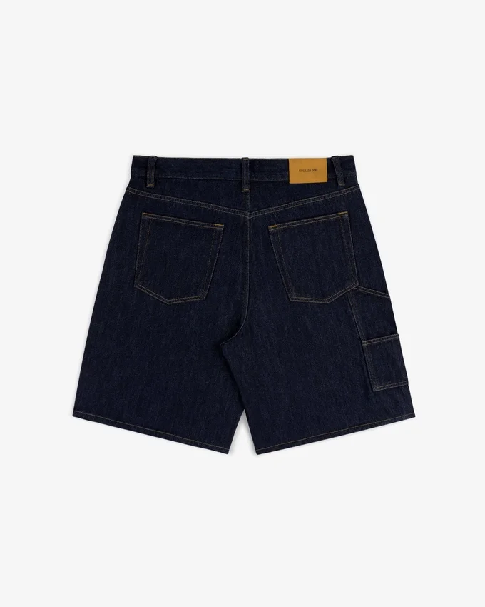 Short en denim délavé au rinçage