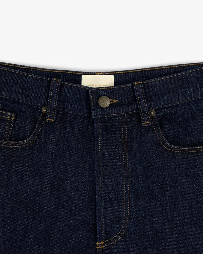 Short en denim délavé au rinçage