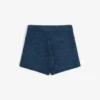 Short en lin tricoté avec cordon de serrage