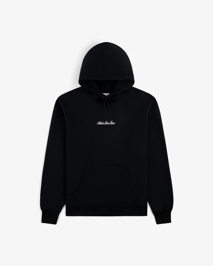 Sweat à capuche avec logo brodé