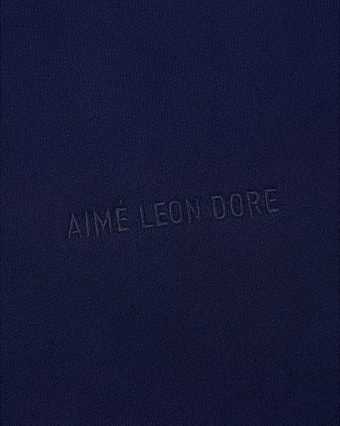 Sweat à col rond avec logo ton sur ton