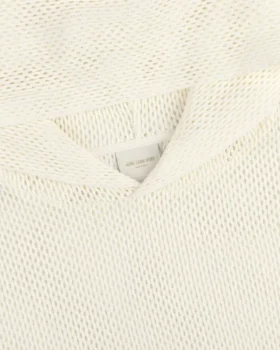 Sweat à capuche en maille ajourée